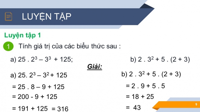 Giáo án PPT Toán 6 kết nối Bài 7: Thứ tự thực hiện các phép tính