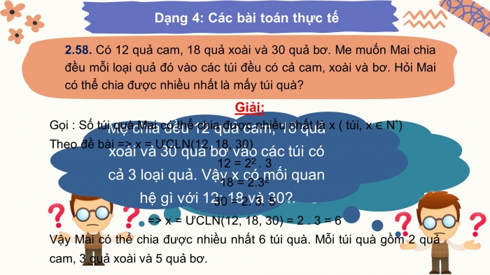 Giáo án PPT Toán 6 kết nối Bài tập cuối chương II