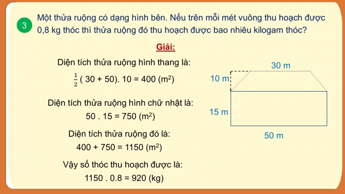 Giáo án PPT Toán 6 kết nối Bài 20: Chu vi và diện tích của một số tứ giác đã học