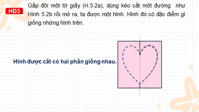 Giáo án PPT Toán 6 kết nối Bài 21: Hình có trục đối xứng