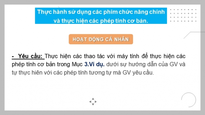 Giáo án PPT Toán 6 kết nối Thực hành trải nghiệm: Sử dụng máy tính cầm tay