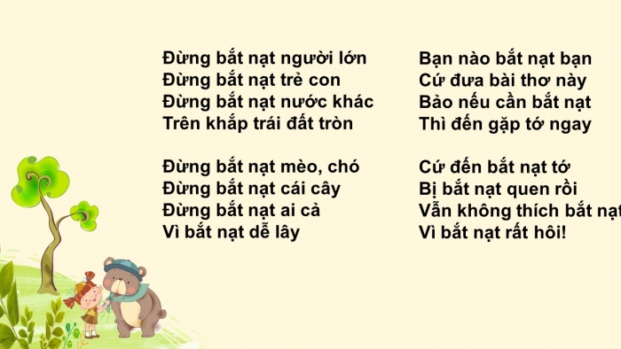 Giáo án PPT Ngữ văn 6 kết nối Bài 1: Bắt nạt