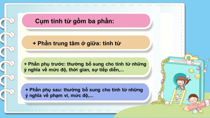 Giáo án PPT Ngữ văn 6 kết nối Bài 3: Cụm động từ và cụm tính từ