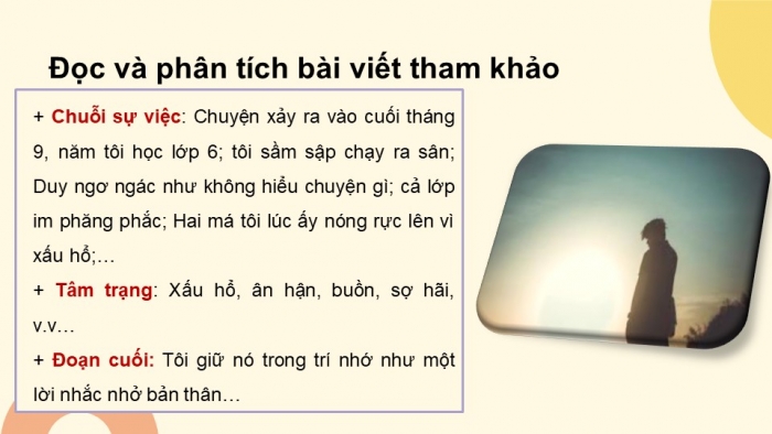 Giáo án PPT Ngữ văn 6 kết nối Bài 3: Viết bài văn kể lại một trải nghiệm của em