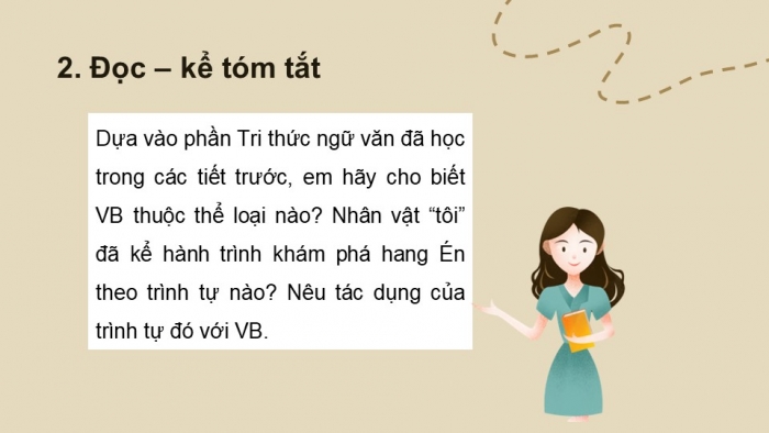 Giáo án PPT Ngữ văn 6 kết nối Bài 5: Hang Én