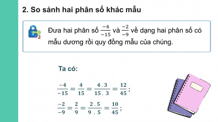 Giáo án PPT Toán 6 chân trời Bài 3: So sánh phân số