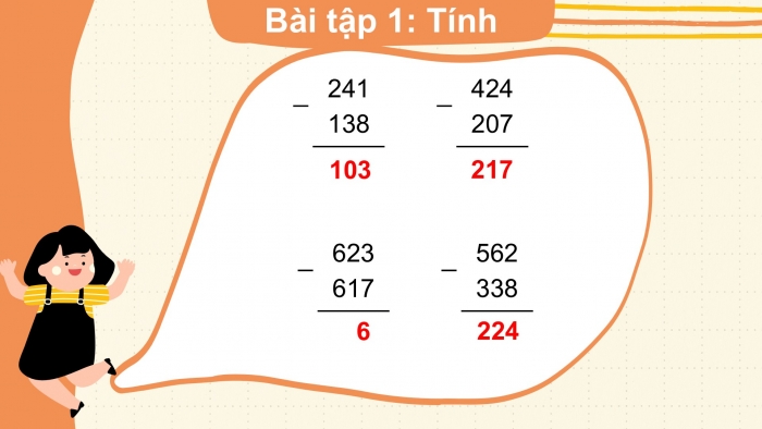 Giáo án PPT Toán 2 kết nối Bài 62: Phép trừ (có nhớ) trong phạm vi 1 000