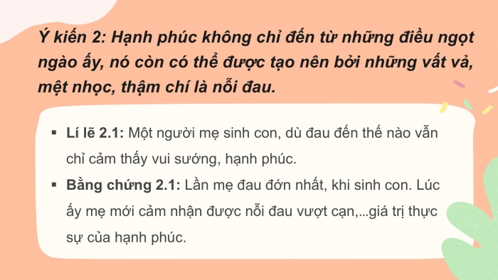 Giáo án PPT Ngữ văn 6 chân trời Bài 8: Phải chăng chỉ có ngọt ngào mới làm nên hạnh phúc?