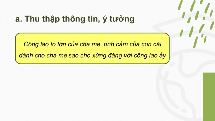 Giáo án PPT Ngữ văn 6 chân trời Bài 11: Làm thế nào để bày tỏ tình cảm với ba mẹ?