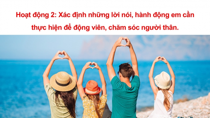 Giáo án PPT HĐTN 6 kết nối Tuần 17: Động viên, chăm sóc người thân trong gia đình