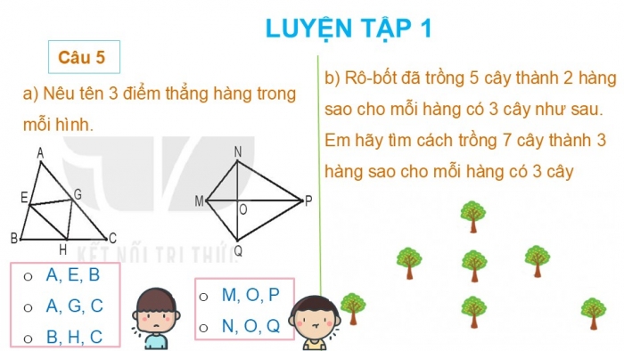 Giáo án PPT Toán 2 kết nối Bài 72: Ôn tập hình học