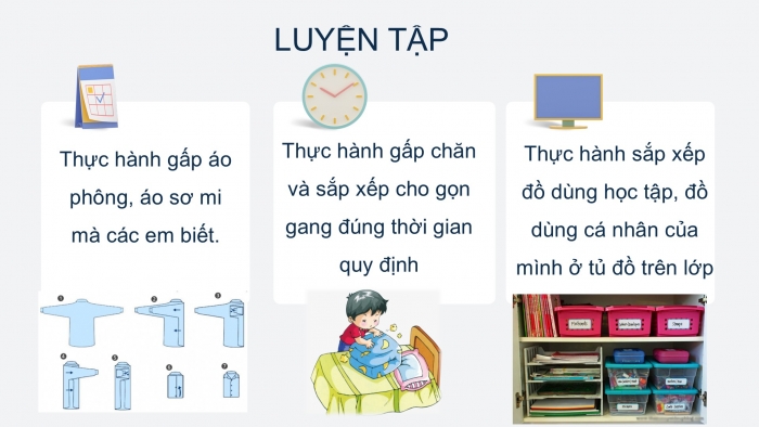 Giáo án PPT HĐTN 2 kết nối Tuần 7: Gọn gàng, ngăn nắp