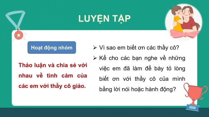 Giáo án PPT HĐTN 2 kết nối Tuần 12: Biết ơn thầy cô