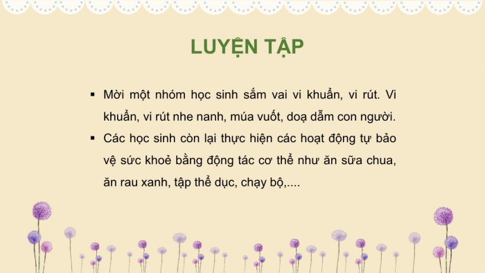 Giáo án PPT HĐTN 2 kết nối Tuần 21: Tự chăm sóc sức khoẻ bản thân