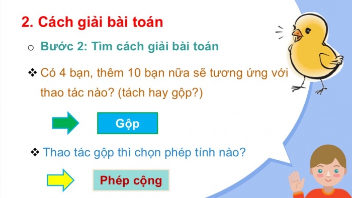 Giáo án PPT Toán 2 chân trời bài Em giải bài toán