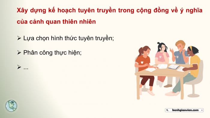 Giáo án điện tử Hoạt động trải nghiệm 12 cánh diều Chủ đề 6: Bảo vệ cảnh quan thiên nhiên và sự đa dạng sinh học (P3)