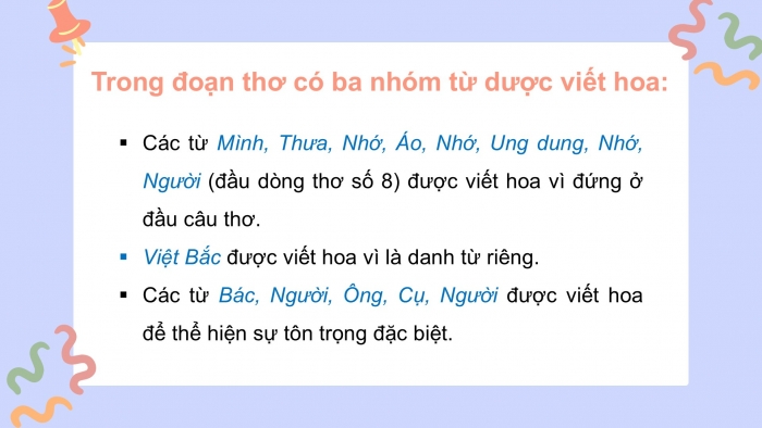 Giáo án điện tử Tiếng Việt 5 cánh diều Bài 13: Viết hoa để thể hiện sự tôn trọng đặc biệt