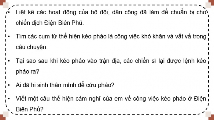 Giáo án điện tử Lịch sử và Địa lí 5 cánh diều Bài 14: Chiến dịch Điện Biên Phủ năm 1954