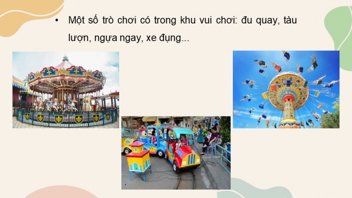 Giáo án điện tử Mĩ thuật 5 chân trời bản 2 Bài 13: Khu vui chơi