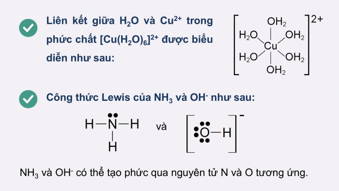 Giáo án điện tử chuyên đề Hoá học 12 kết nối Bài 7: Một số vấn đề cơ bản về phức chất