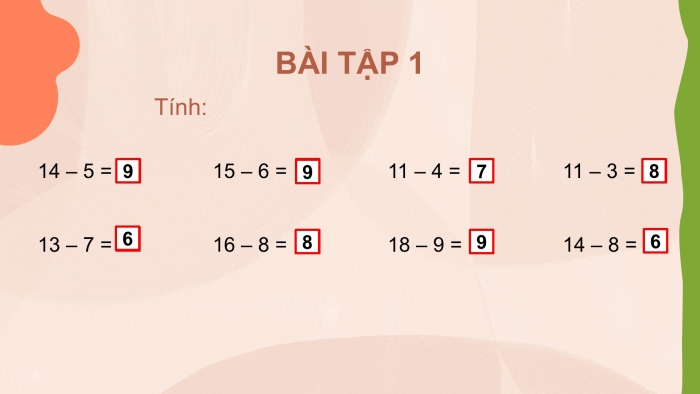 Giáo án PPT Toán 2 cánh diều bài Bảng trừ (có nhớ) trong phạm vi 20