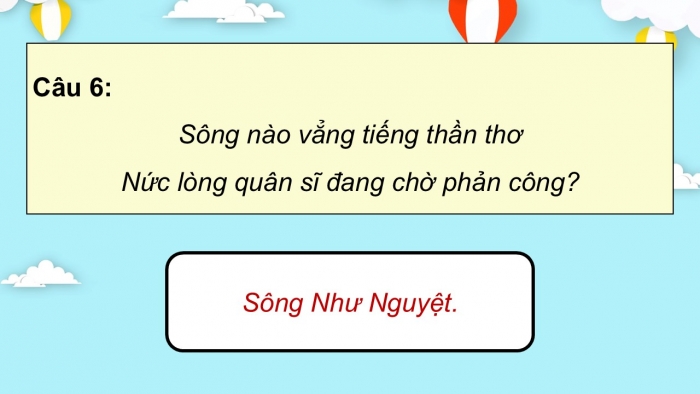 Giáo án điện tử Ngữ văn 9 kết nối Bài 9: Tình sông núi (Trần Mai Ninh)