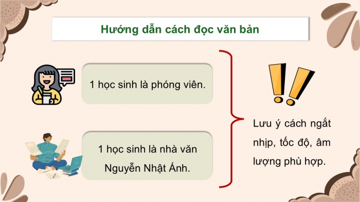 Giáo án điện tử Ngữ văn 9 kết nối Bài 10: Thách thức đầu tiên - Văn hóa đọc với nhà văn và độc giả trong thời đại công nghệ số