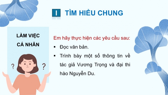 Giáo án điện tử Ngữ văn 9 kết nối Bài 10: Thách thức đầu tiên - Đọc để tự học và thực hành (vb Bên mộ cụ Nguyễn Du)