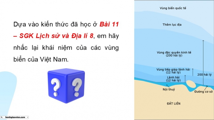 Giáo án điện tử Địa lí 9 kết nối Bài 22: Phát triển tổng hợp kinh tế và bảo vệ tài nguyên, môi trường biển đảo