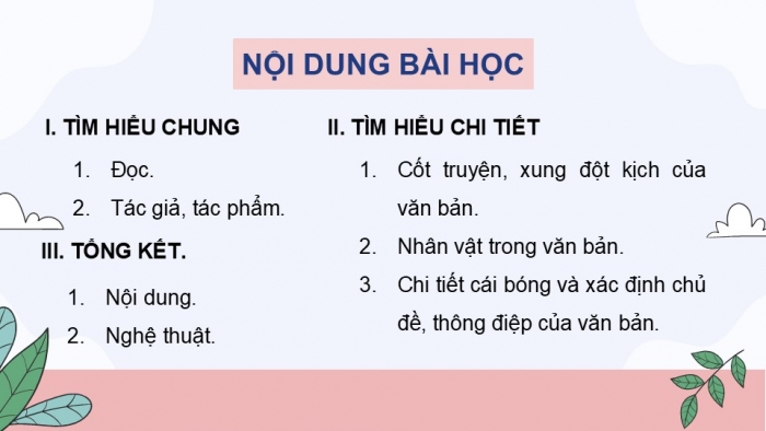 Giáo án điện tử Ngữ văn 9 chân trời Bài 9: Cái bóng trên tường (Nguyễn Đình Thi)