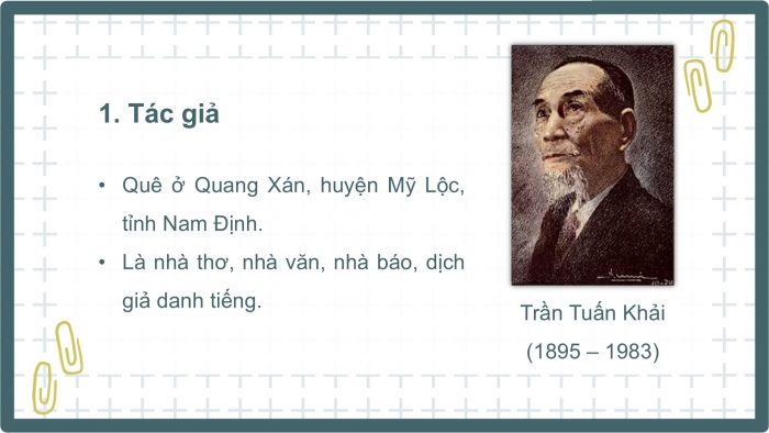 Giáo án PPT dạy thêm Ngữ văn 9 Chân trời bài 8: Hai chữ nước nhà (Trần Tuấn Khải)