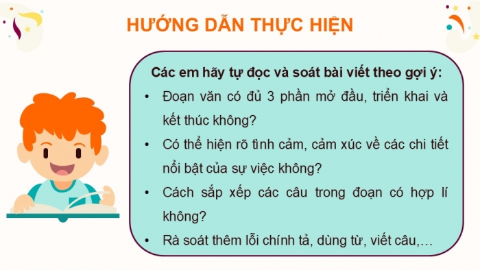 Giáo án điện tử Tiếng Việt 5 kết nối Bài 22: Luyện viết đoạn văn thể hiện tình cảm, cảm xúc về một sự việc