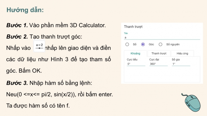 Giáo án điện tử Toán 12 cánh diều Bài Thực hành phần mềm GeoGebra