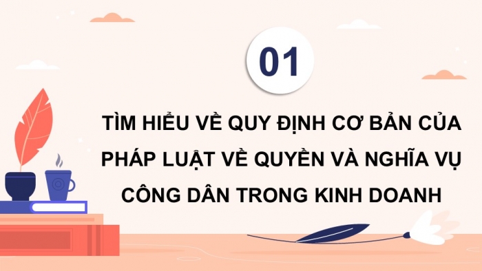 Giáo án điện tử Công dân 9 chân trời Bài 10: Quyền tự do kinh doanh và nghĩa vụ nộp thuế