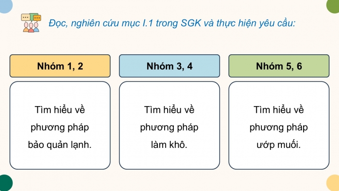 Giáo án điện tử Công nghệ 12 Lâm nghiệp - Thủy sản Kết nối Bài 22: Bảo quản và chế biến sản phẩm thủy sản