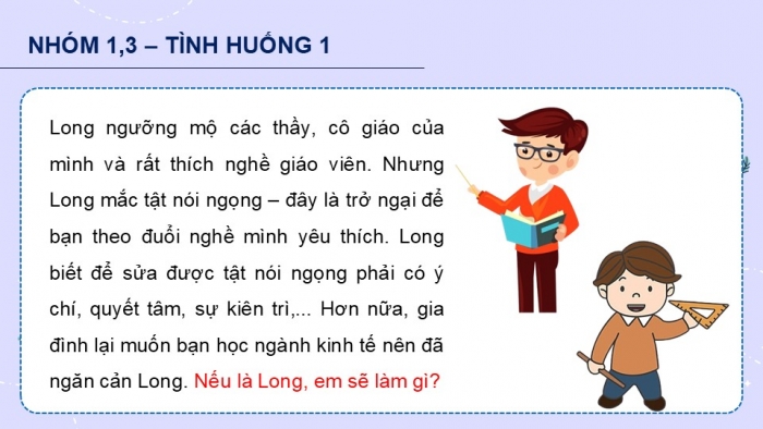 Giáo án điện tử Hoạt động trải nghiệm 12 kết nối Chủ đề 10 Tuần 4