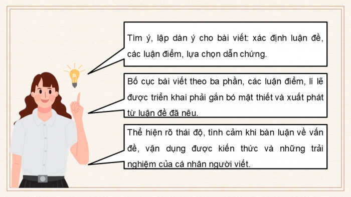 Giáo án PPT dạy thêm Ngữ văn 12 Cánh diều bài 6: Viết bài nghị luận về quan niệm yêu nước của tuổi trẻ