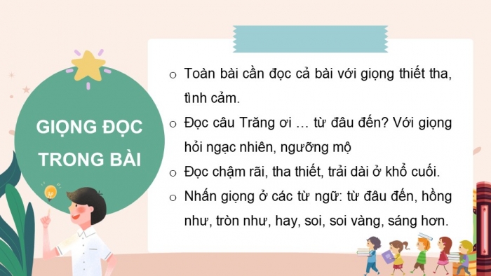 Giáo án điện tử Tiếng Việt 5 cánh diều Bài 17: Trăng ơi... từ đâu đến?