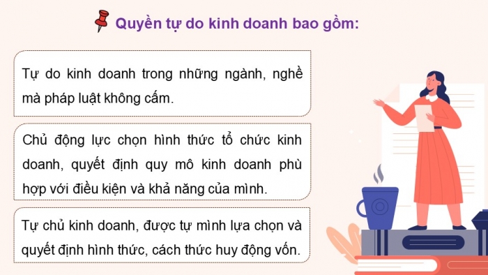 Giáo án điện tử Công dân 9 cánh diều Bài 10: Quyền tự do kinh doanh và nghĩa vụ nộp thuế