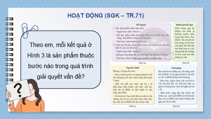 Giáo án điện tử Tin học 9 chân trời Bài 11: Giải quyết vấn đề