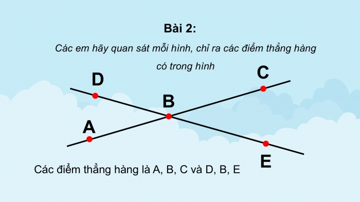 Giáo án PPT Toán 2 cánh diều bài Đường thẳng – Đường cong, Đường gấp khúc