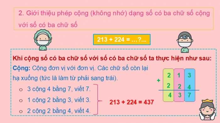 Giáo án PPT Toán 2 chân trời bài Phép cộng không nhớ trong phạm vi 1 000