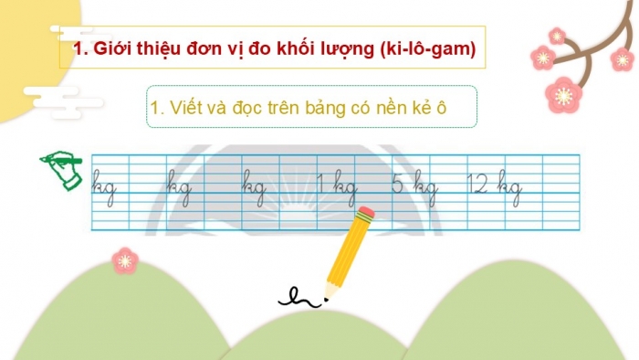 Giáo án PPT Toán 2 chân trời bài Ki-lô-gam