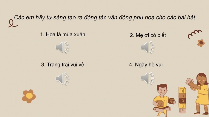 Giáo án PPT Âm nhạc 2 kết nối Tiết 34: Ôn tập cuối năm