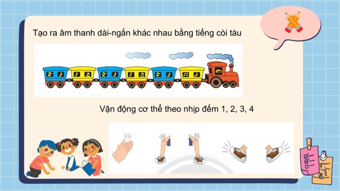 Giáo án PPT Âm nhạc 2 chân trời Tiết 4: Sử dụng nhạc cụ, Nhà ga âm nhạc