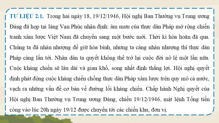 Giáo án điện tử Lịch sử 9 cánh diều Bài 13: Việt Nam từ năm 1946 đến năm 1954