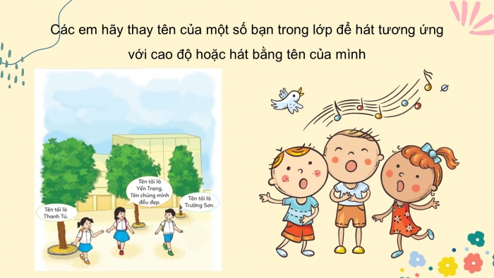 Giáo án PPT Âm nhạc 2 cánh diều Tiết 30: Nhạc cụ, Vận dụng – Sáng tạo Hát theo cách riêng của mình