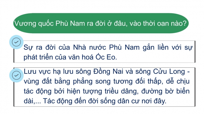 Giáo án PPT Lịch sử 6 kết nối Bài 20: Vương quốc Phù Nam