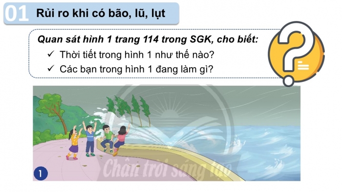 Giáo án PPT Tự nhiên và Xã hội 2 chân trời Bài 28: Phòng tránh rủi ro thiên tai