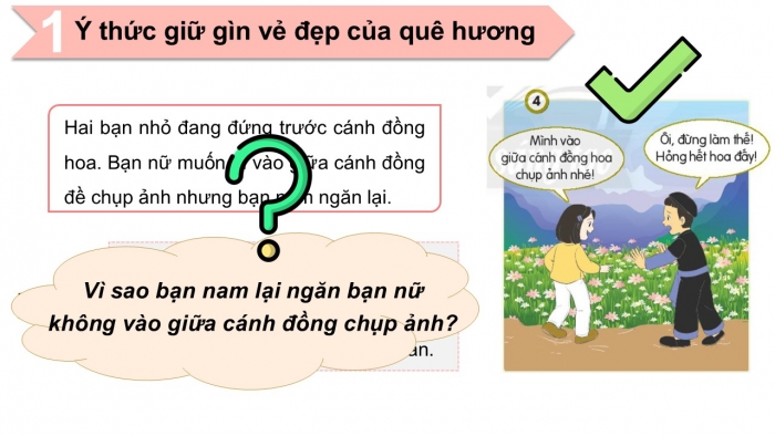 Giáo án PPT Đạo đức 2 chân trời Bài 14: Giữ gìn cảnh đẹp quê hương